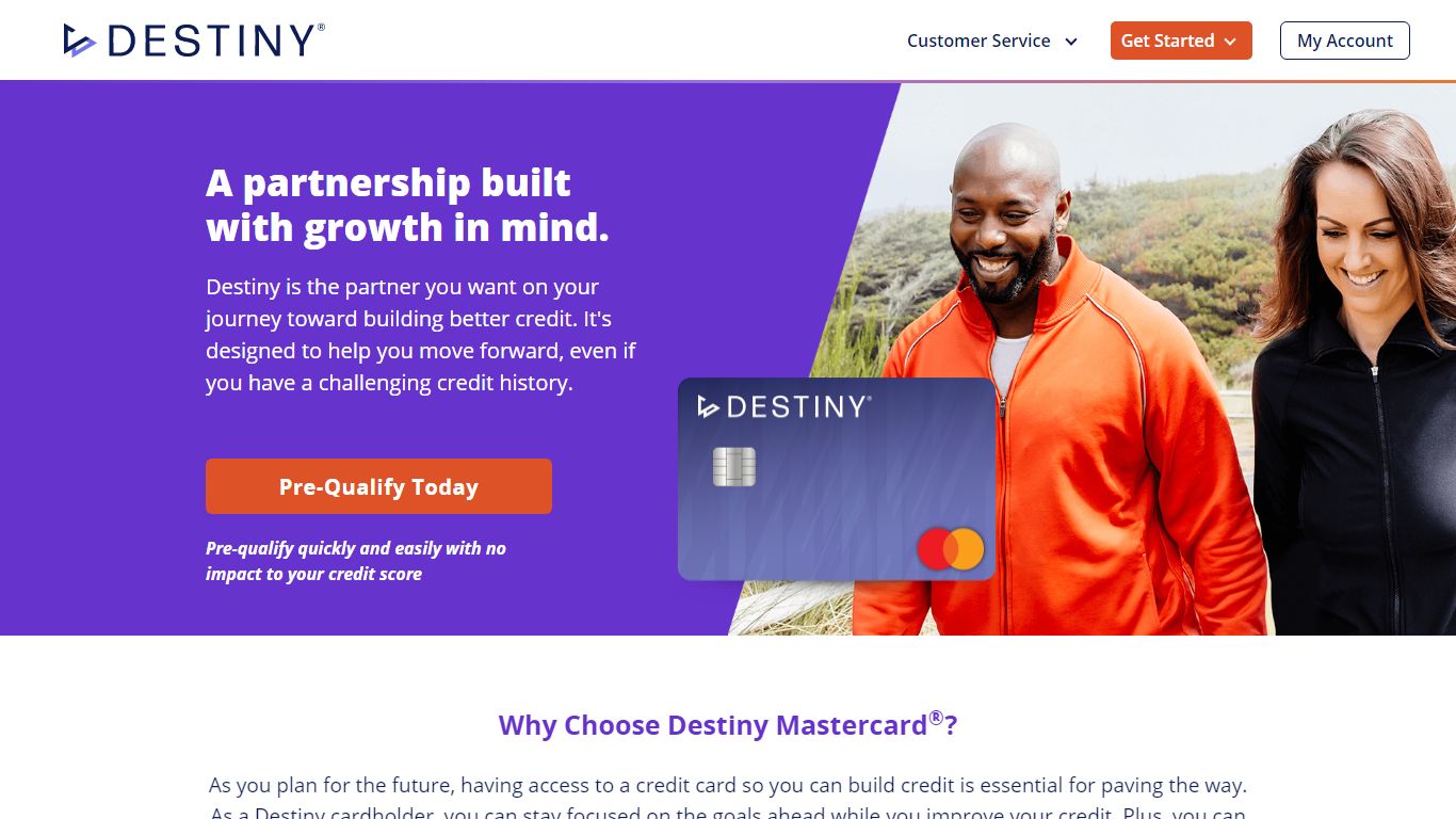 Apply and Get a Quick Decision for the Destiny Card